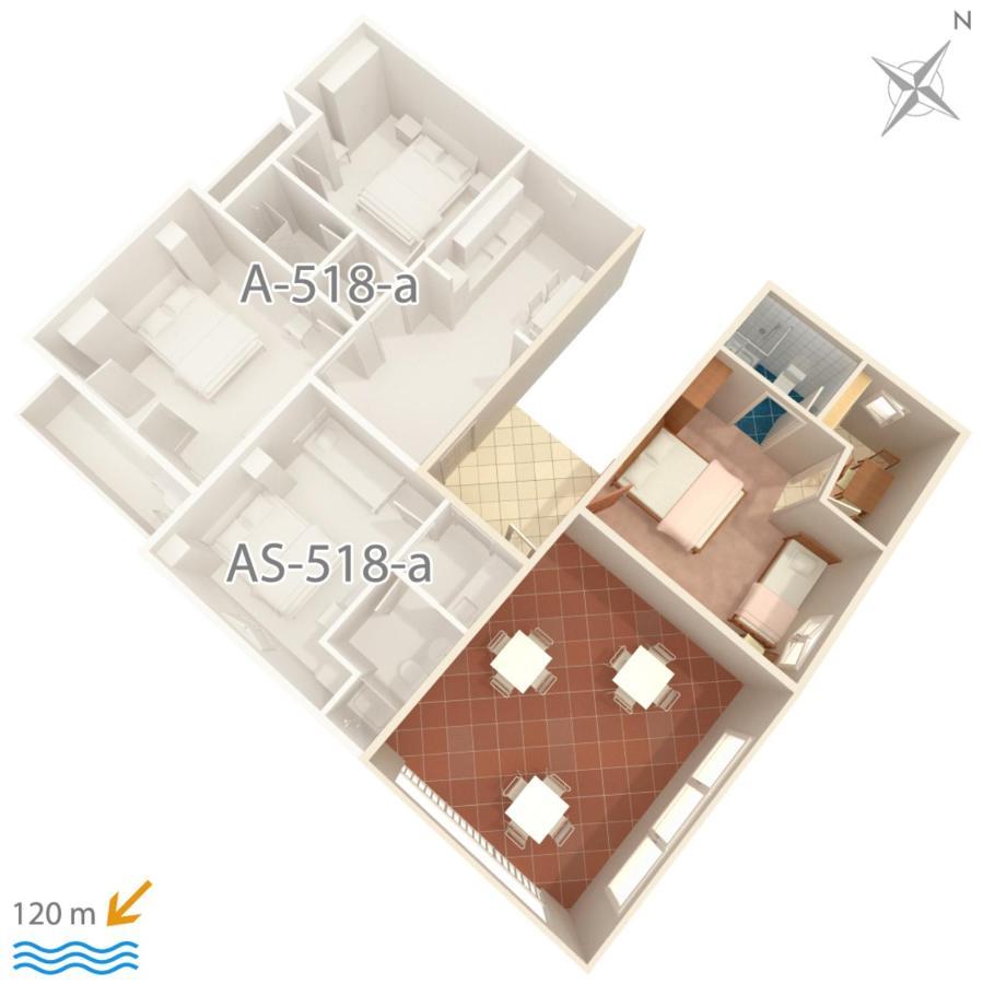 Apartment Podgora 518B Zewnętrze zdjęcie